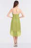 ColsBM Zuri Linden Green Glamorous A-line Halter Sleeveless Zip up Appliques Bridesmaid Dresses