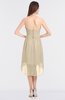 ColsBM Zuri Novelle Peach Glamorous A-line Halter Sleeveless Zip up Appliques Bridesmaid Dresses