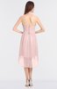 ColsBM Zuri Pastel Pink Glamorous A-line Halter Sleeveless Zip up Appliques Bridesmaid Dresses