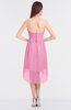 ColsBM Zuri Pink Glamorous A-line Halter Sleeveless Zip up Appliques Bridesmaid Dresses