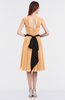 ColsBM Cadence Apricot Modern A-line Thick Straps Knee Length Sash Bridesmaid Dresses