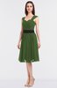 ColsBM Cadence Garden Green Modern A-line Thick Straps Knee Length Sash Bridesmaid Dresses
