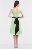 ColsBM Cadence Light Green Modern A-line Thick Straps Knee Length Sash Bridesmaid Dresses