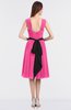 ColsBM Cadence Rose Pink Modern A-line Thick Straps Knee Length Sash Bridesmaid Dresses