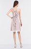 ColsBM Jessica Angel Wing Modern Spaghetti Sleeveless Zip up Knee Length Ruching Bridesmaid Dresses