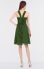 ColsBM Jessica Garden Green Modern Spaghetti Sleeveless Zip up Knee Length Ruching Bridesmaid Dresses