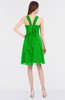 ColsBM Jessica Jasmine Green Modern Spaghetti Sleeveless Zip up Knee Length Ruching Bridesmaid Dresses
