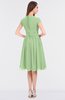 ColsBM Bella Gleam Modest A-line Short Sleeve Zip up Flower Bridesmaid Dresses