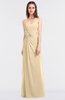 ColsBM Cassidy Apricot Gelato Elegant A-line Strapless Sleeveless Floor Length Bridesmaid Dresses