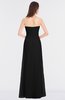 ColsBM Cassidy Black Elegant A-line Strapless Sleeveless Floor Length Bridesmaid Dresses