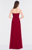 ColsBM Cassidy Dark Red Elegant A-line Strapless Sleeveless Floor Length Bridesmaid Dresses
