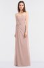 ColsBM Cassidy Dusty Rose Elegant A-line Strapless Sleeveless Floor Length Bridesmaid Dresses