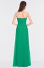 ColsBM Cassidy Pepper Green Elegant A-line Strapless Sleeveless Floor Length Bridesmaid Dresses