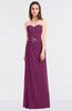 ColsBM Cassidy Raspberry Elegant A-line Strapless Sleeveless Floor Length Bridesmaid Dresses