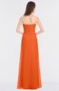 ColsBM Cassidy Tangerine Elegant A-line Strapless Sleeveless Floor Length Bridesmaid Dresses