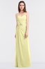 ColsBM Cassidy Wax Yellow Elegant A-line Strapless Sleeveless Floor Length Bridesmaid Dresses