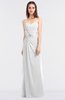 ColsBM Cassidy White Elegant A-line Strapless Sleeveless Floor Length Bridesmaid Dresses