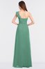 ColsBM Kelsey Beryl Green Elegant A-line Zip up Floor Length Ruching Bridesmaid Dresses