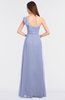 ColsBM Kelsey Blue Heron Elegant A-line Zip up Floor Length Ruching Bridesmaid Dresses