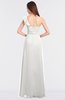 ColsBM Kelsey Cloud White Elegant A-line Zip up Floor Length Ruching Bridesmaid Dresses