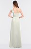 ColsBM Kelsey Cream Elegant A-line Zip up Floor Length Ruching Bridesmaid Dresses