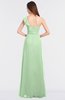 ColsBM Kelsey Light Green Elegant A-line Zip up Floor Length Ruching Bridesmaid Dresses