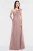 ColsBM Kelsey Nectar Pink Elegant A-line Zip up Floor Length Ruching Bridesmaid Dresses