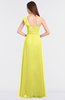ColsBM Kelsey Pale Yellow Elegant A-line Zip up Floor Length Ruching Bridesmaid Dresses