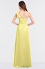 ColsBM Kelsey Pastel Yellow Elegant A-line Zip up Floor Length Ruching Bridesmaid Dresses