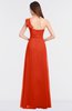 ColsBM Kelsey Persimmon Elegant A-line Zip up Floor Length Ruching Bridesmaid Dresses