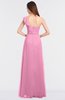 ColsBM Kelsey Pink Elegant A-line Zip up Floor Length Ruching Bridesmaid Dresses