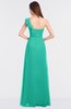 ColsBM Kelsey Viridian Green Elegant A-line Zip up Floor Length Ruching Bridesmaid Dresses