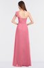 ColsBM Kelsey Watermelon Elegant A-line Zip up Floor Length Ruching Bridesmaid Dresses