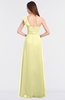 ColsBM Kelsey Wax Yellow Elegant A-line Zip up Floor Length Ruching Bridesmaid Dresses