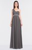 ColsBM Natalia Ridge Grey Mature A-line Sleeveless Zip up Floor Length Bridesmaid Dresses