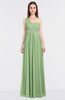 ColsBM Natalia Sage Green Mature A-line Sleeveless Zip up Floor Length Bridesmaid Dresses