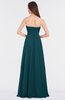 ColsBM Claire Blue Green Elegant A-line Strapless Sleeveless Appliques Bridesmaid Dresses