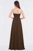 ColsBM Claire Chocolate Brown Elegant A-line Strapless Sleeveless Appliques Bridesmaid Dresses