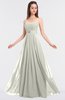 ColsBM Claire Cream Elegant A-line Strapless Sleeveless Appliques Bridesmaid Dresses