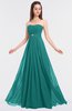 ColsBM Claire Emerald Green Elegant A-line Strapless Sleeveless Appliques Bridesmaid Dresses