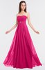 ColsBM Claire Fandango Pink Elegant A-line Strapless Sleeveless Appliques Bridesmaid Dresses