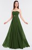 ColsBM Claire Garden Green Elegant A-line Strapless Sleeveless Appliques Bridesmaid Dresses