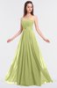 ColsBM Claire Lime Green Elegant A-line Strapless Sleeveless Appliques Bridesmaid Dresses