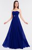 ColsBM Claire Nautical Blue Elegant A-line Strapless Sleeveless Appliques Bridesmaid Dresses