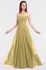 ColsBM Claire New Wheat Elegant A-line Strapless Sleeveless Appliques Bridesmaid Dresses