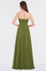 ColsBM Claire Olive Green Elegant A-line Strapless Sleeveless Appliques Bridesmaid Dresses