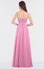 ColsBM Claire Pink Elegant A-line Strapless Sleeveless Appliques Bridesmaid Dresses