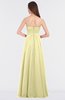 ColsBM Claire Soft Yellow Elegant A-line Strapless Sleeveless Appliques Bridesmaid Dresses