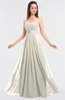 ColsBM Claire Whisper White Elegant A-line Strapless Sleeveless Appliques Bridesmaid Dresses