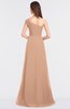 ColsBM Meredith Almost Apricot Elegant A-line Asymmetric Neckline Zip up Floor Length Bridesmaid Dresses